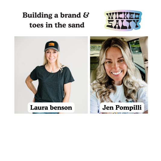 Building a brand & toes in the sand